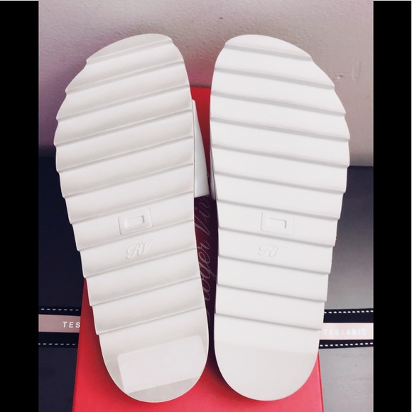 Roger Vivier Slidy Viv Strass Buckle Flat Sandals - Picture 7 of 8